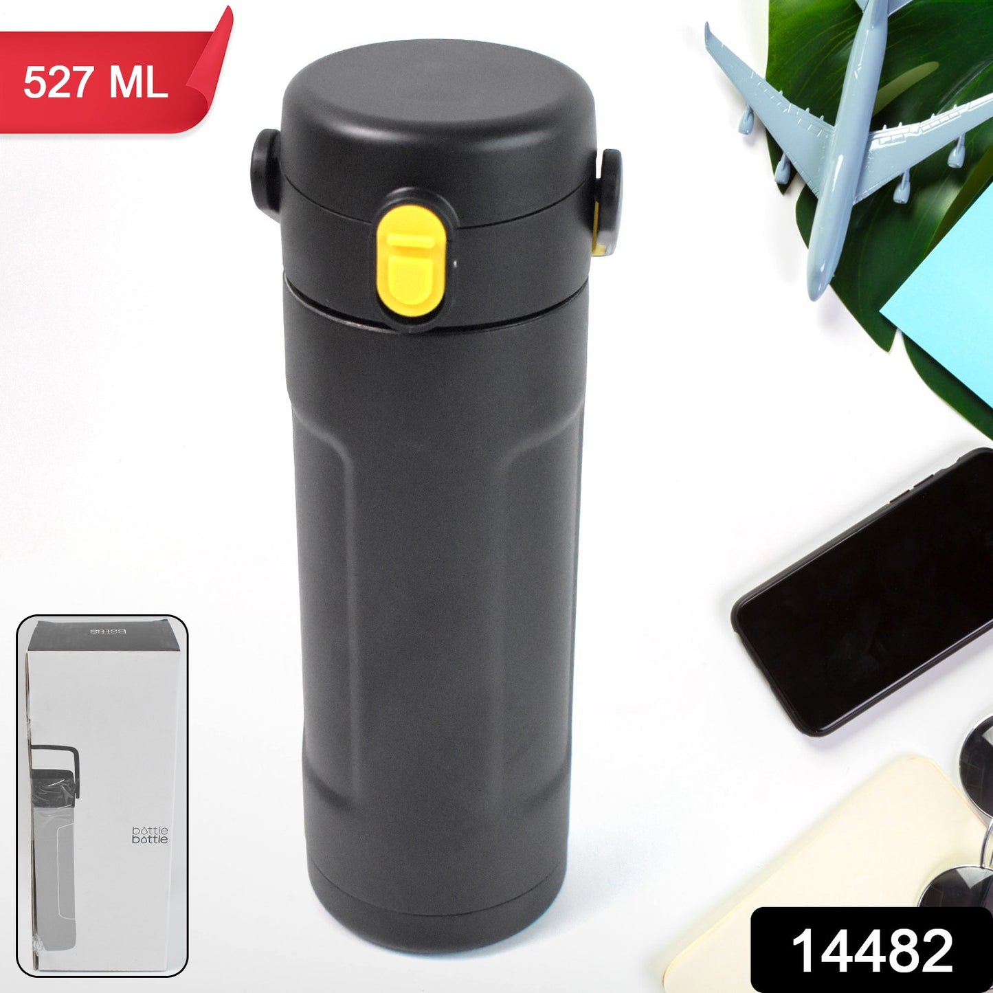 Insulated Water Bottle - Vacuum Sealed Leak Proof Bpa Free - Perfect For Hot Cold Beverages