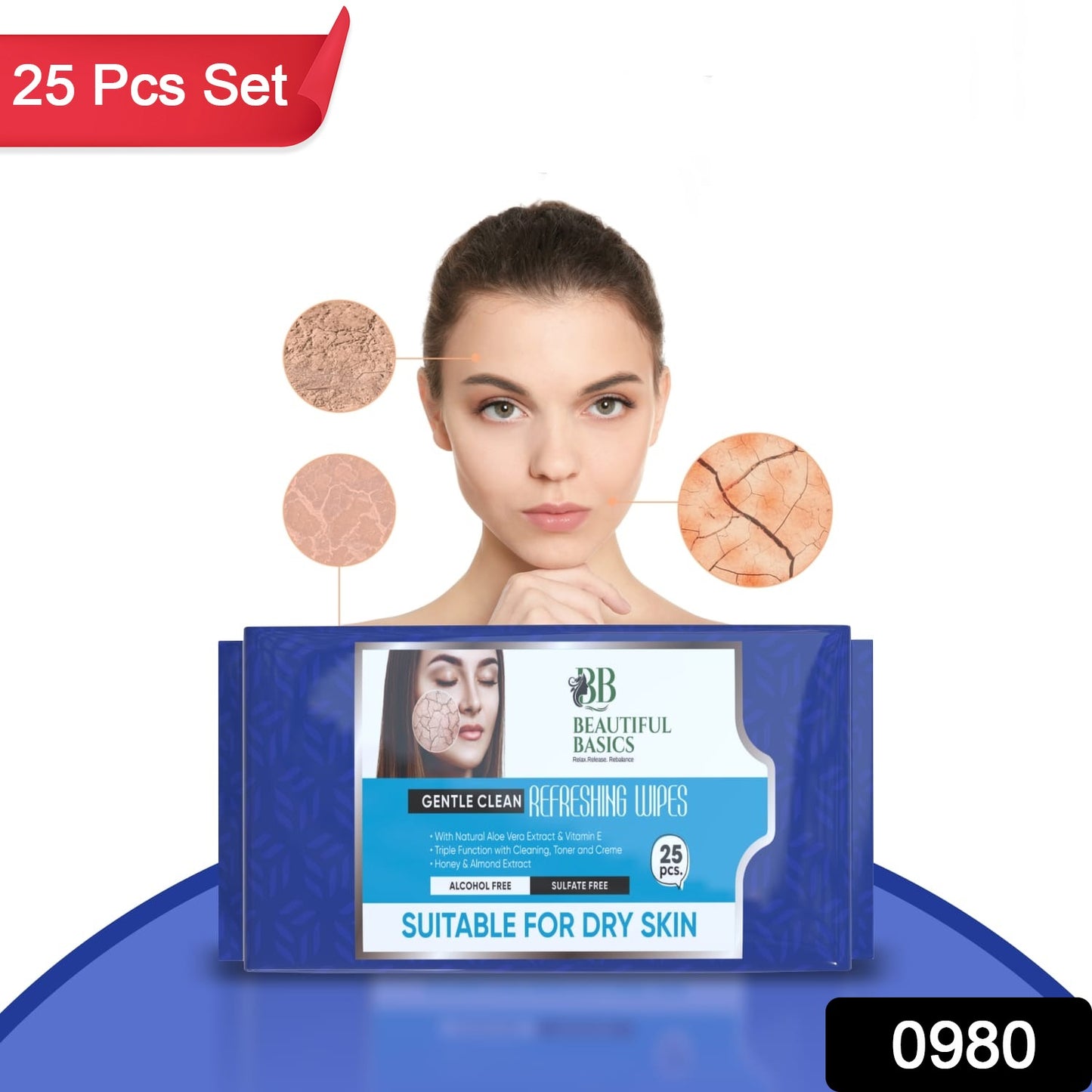 Refreshing Wet Wipes For Face Facial Cleansing Refreshing Skin Hydration Soothing For Skin Ph Balance Alcohol Free Nourishing With Fruit Extract 25 Wipes