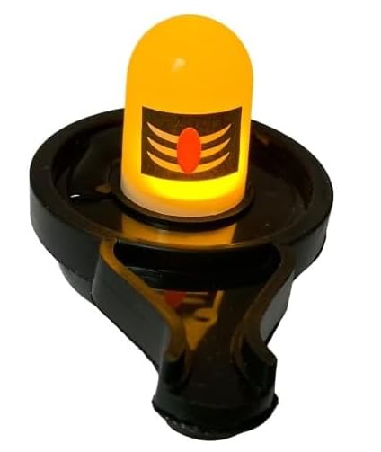 Shivling Water Sensor LED Light Smokeless for Indoor and Outdoor Festival Decoration Light Diya (Pack of 1) Colour Changing Shivling - Plastic
