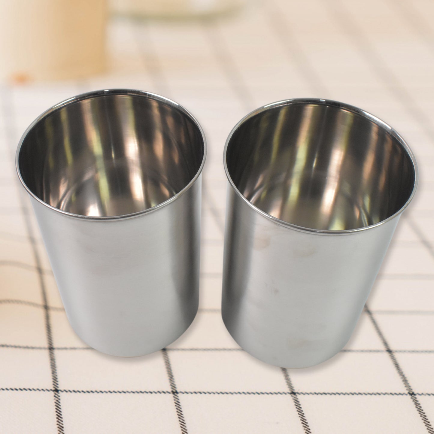 Multipurpose Stainless Steel Airtight Containers With See Through Lid (2 Pc Set 1000 Ml)