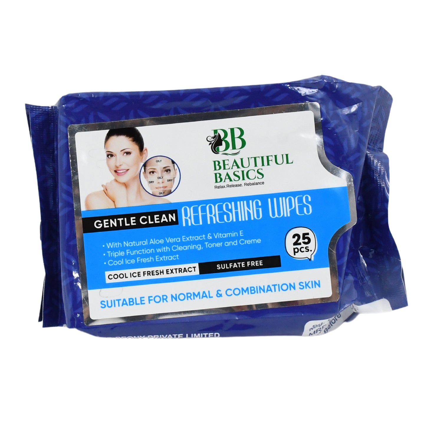 Refreshing Wet Wipes For Face Facial Cleansing Refreshing Skin Hydration Soothing For Skin Ph Balance Alcohol Free Nourishing With Fruit Extract 25 Wipes