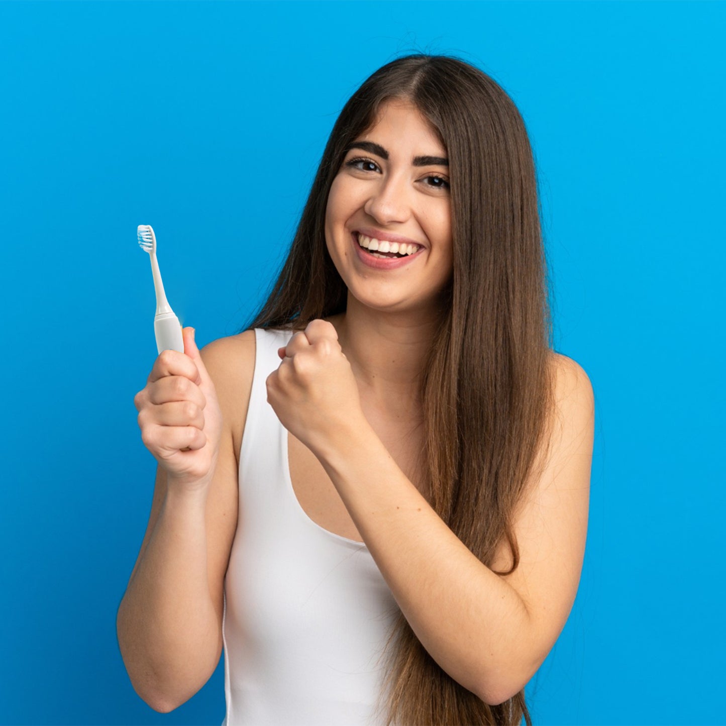 Electric Toothbrush For Adults With 3 Toothbrush Head (1 Pc Battery Not Included)