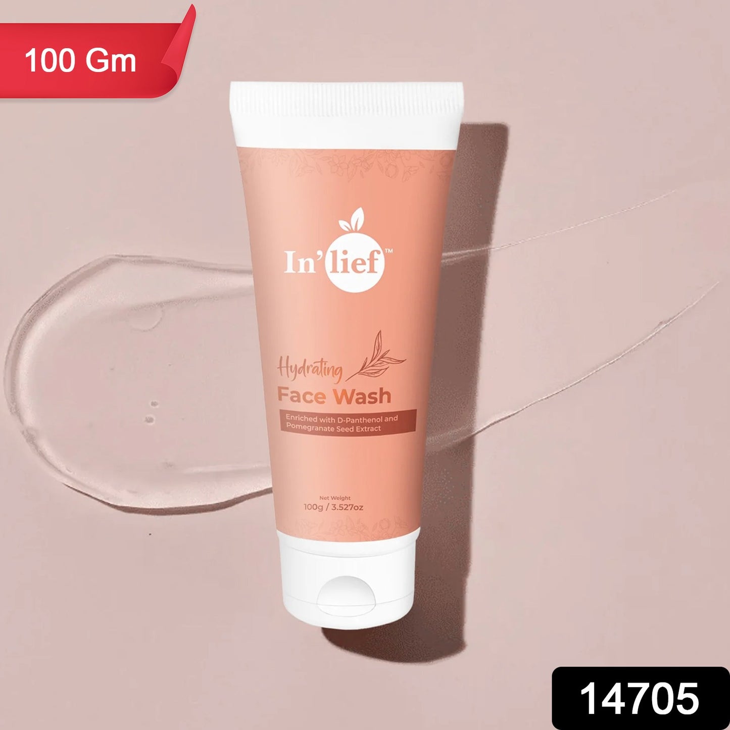 Inlief Deep Hydrating Refreshing Face Wash (1 Pc 100 Gm)