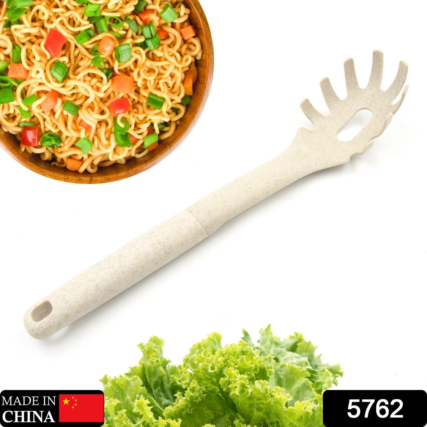 Plastick Kitchen Accessories Whisk Pasta Spoon Soup Spoon Heat Resistant Non Stick Spoons Kitchen Cookware Items (1 Pc )