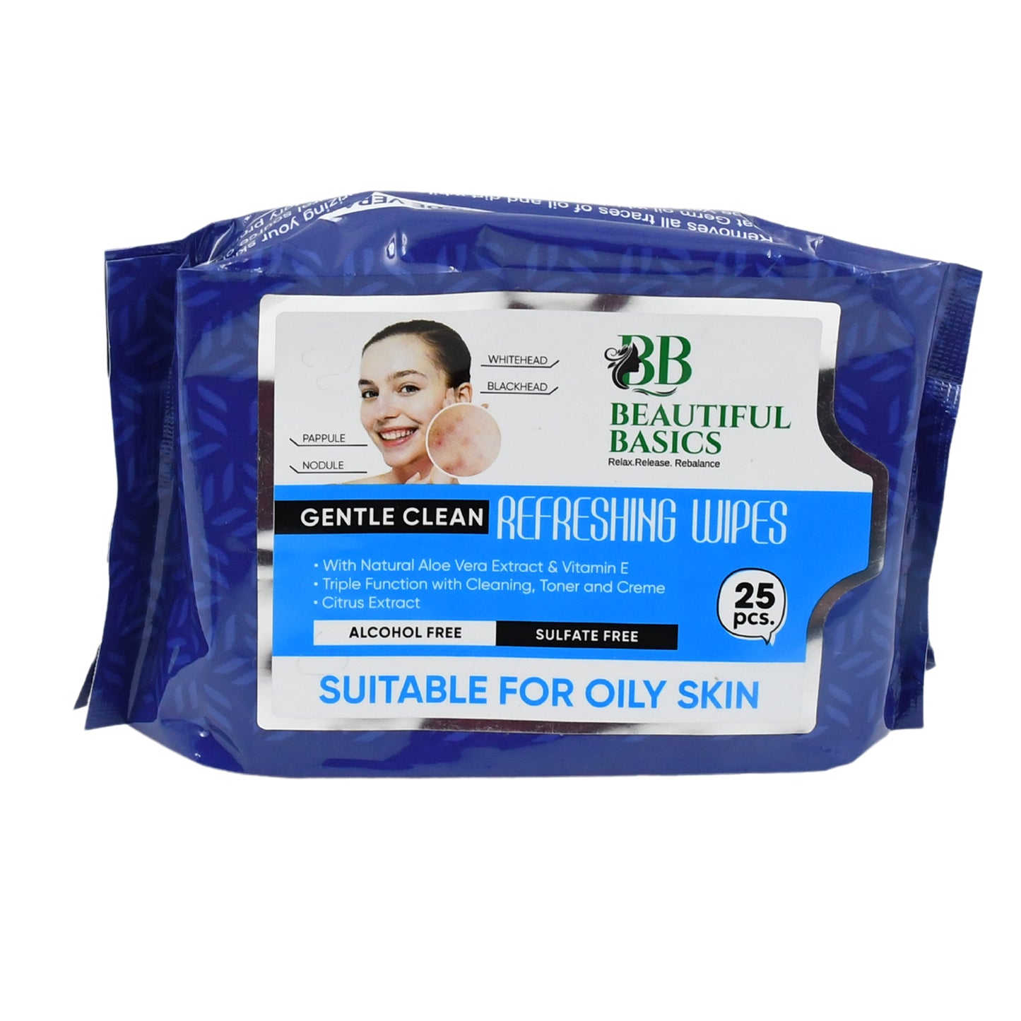 Refreshing Wet Wipes For Face Facial Cleansing Refreshing Skin Hydration Soothing For Skin Ph Balance Alcohol Free Nourishing With Fruit Extract 25 Wipes