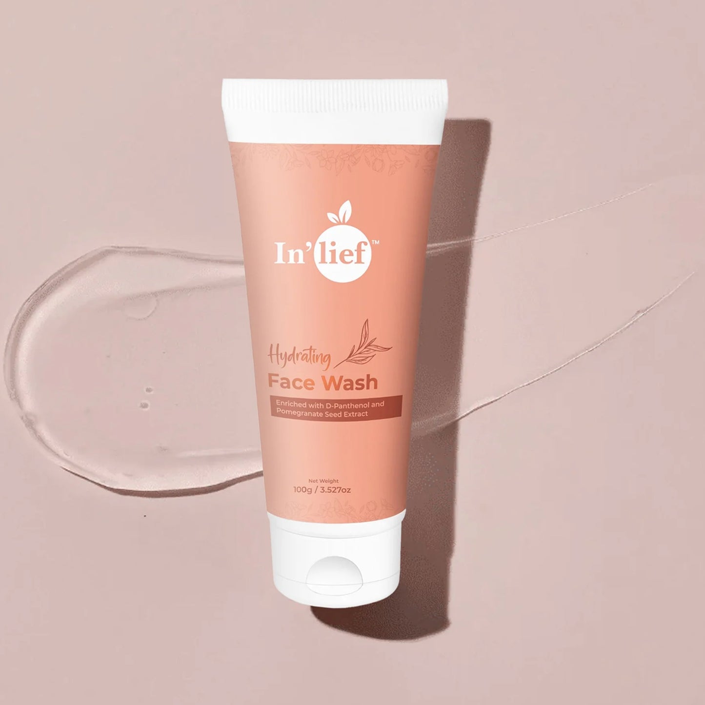 Inlief Deep Hydrating Refreshing Face Wash (1 Pc 100 Gm)