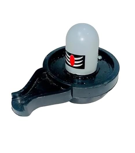 Shivling Water Sensor LED Light Smokeless for Indoor and Outdoor Festival Decoration Light Diya (Pack of 1) Colour Changing Shivling - Plastic